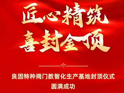 封顶大吉｜热烈庆祝德赢VWIN特种阀门数智化生产基地喜封金顶